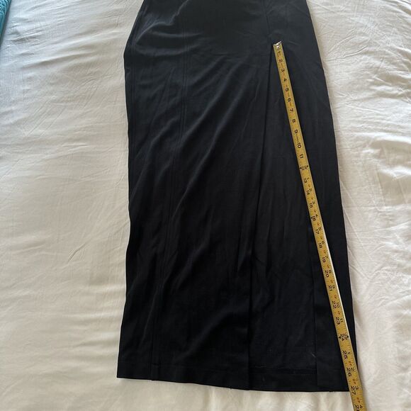 Vintage 90s Cache Evening Gown Women's M Black Dress Crystal Embellished Straps - Picture 13 of 13